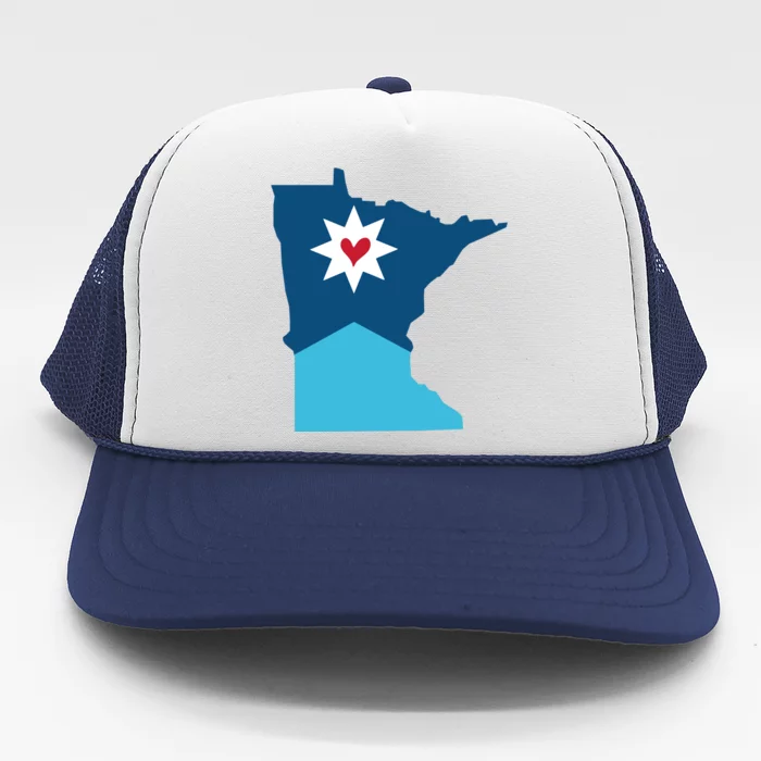 New Minnesota Flag Trucker Hat