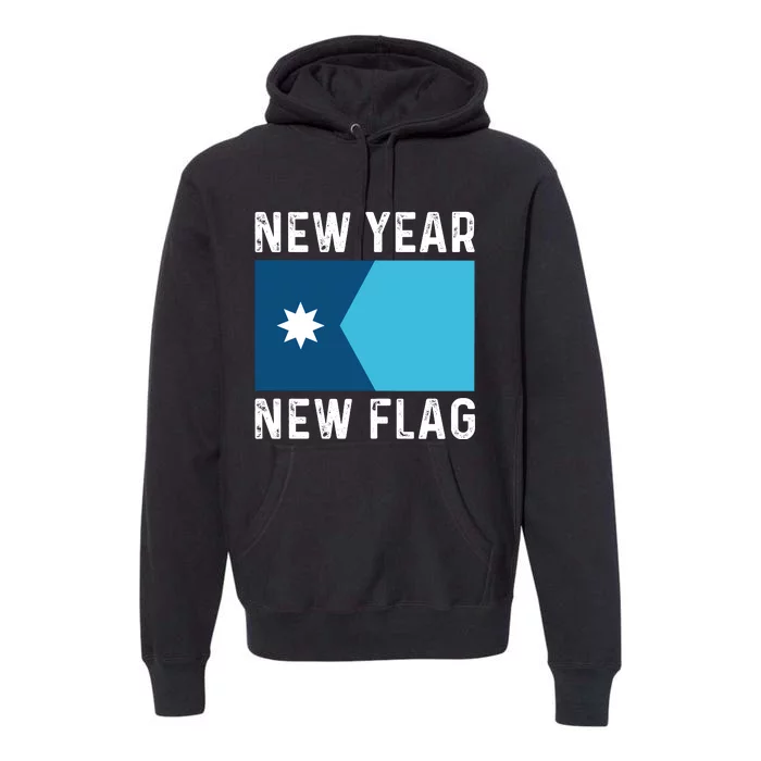 New Minnesota Flag Premium Hoodie