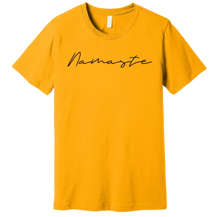 Namaste Meditation Gifts For Spiritual Meditation Practice Premium T-Shirt