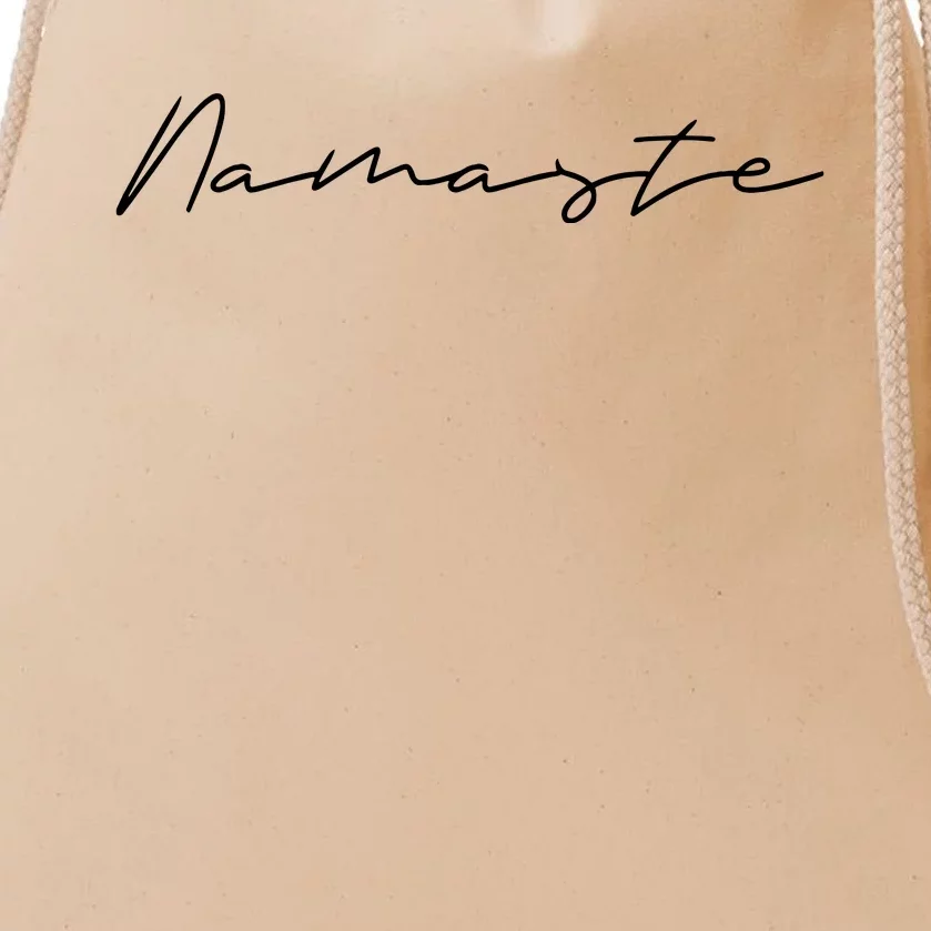 Namaste Meditation Gifts For Spiritual Meditation Practice Drawstring Bag