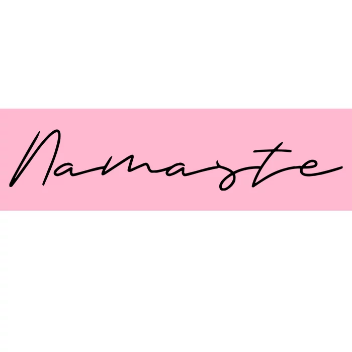 Namaste Meditation Gifts For Spiritual Meditation Practice Bumper Sticker