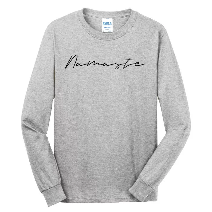 Namaste Meditation Gifts For Spiritual Meditation Practice Tall Long Sleeve T-Shirt