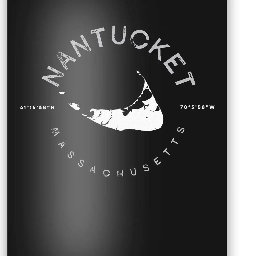 Nantucket Massachusetts Graphic Poster