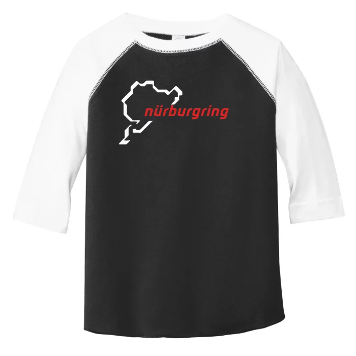 Nurburgring Map Graphic Day Track Gift Toddler Fine Jersey T-Shirt