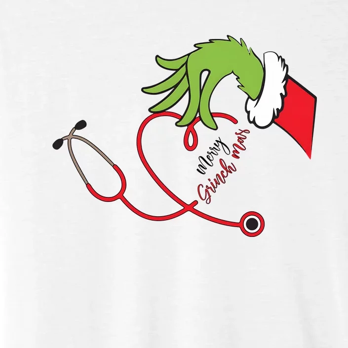 Nurse Merry Grinchmas Merry Christmas ChromaSoft Performance T-Shirt