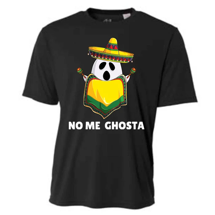 No Me Ghosta Gusta Funny Mexican Halloween Ghost Boo Cooling Performance Crew T-Shirt