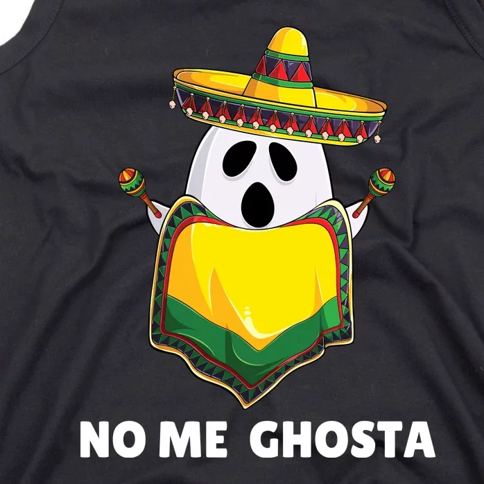 No Me Ghosta Gusta Funny Mexican Halloween Ghost Boo Tank Top