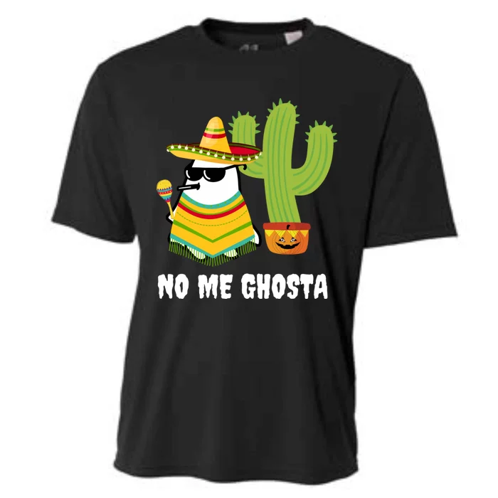 No Me Ghosta Gusta Funny Mexican Halloween Ghost Boo Cooling Performance Crew T-Shirt