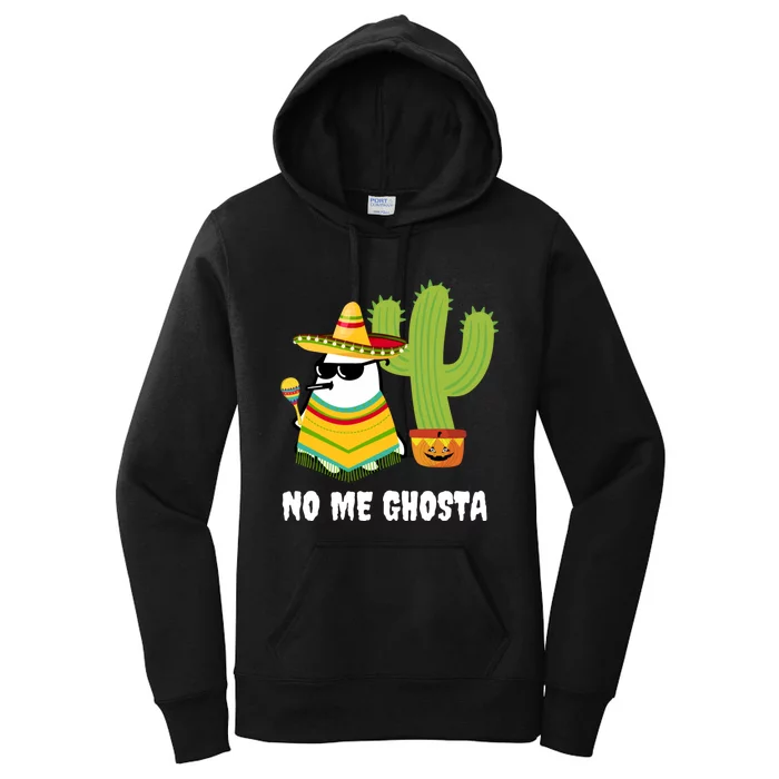 No Me Ghosta Gusta Funny Mexican Halloween Ghost Boo Women's Pullover Hoodie