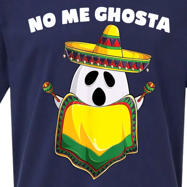 No Me Ghosta Gusta Funny Mexican Halloween Sueded Cloud Jersey T-Shirt