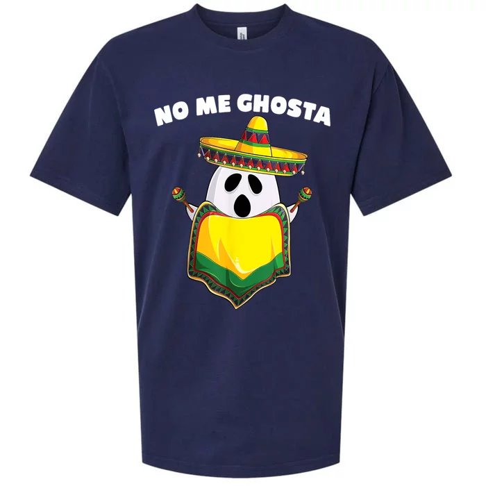 No Me Ghosta Gusta Funny Mexican Halloween Sueded Cloud Jersey T-Shirt