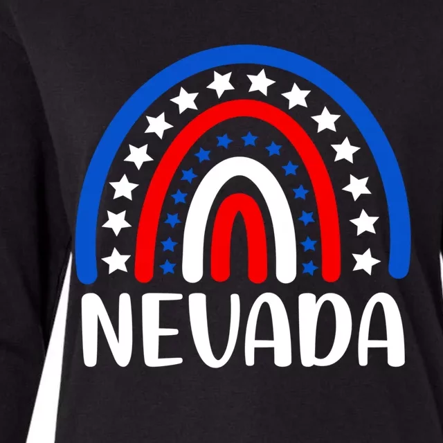 Nevada Meaningful Gift I Love Nevada Usa Gift Womens Cotton Relaxed Long Sleeve T-Shirt