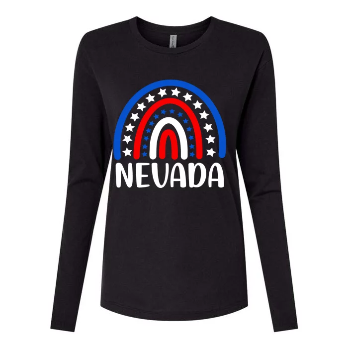 Nevada Meaningful Gift I Love Nevada Usa Gift Womens Cotton Relaxed Long Sleeve T-Shirt