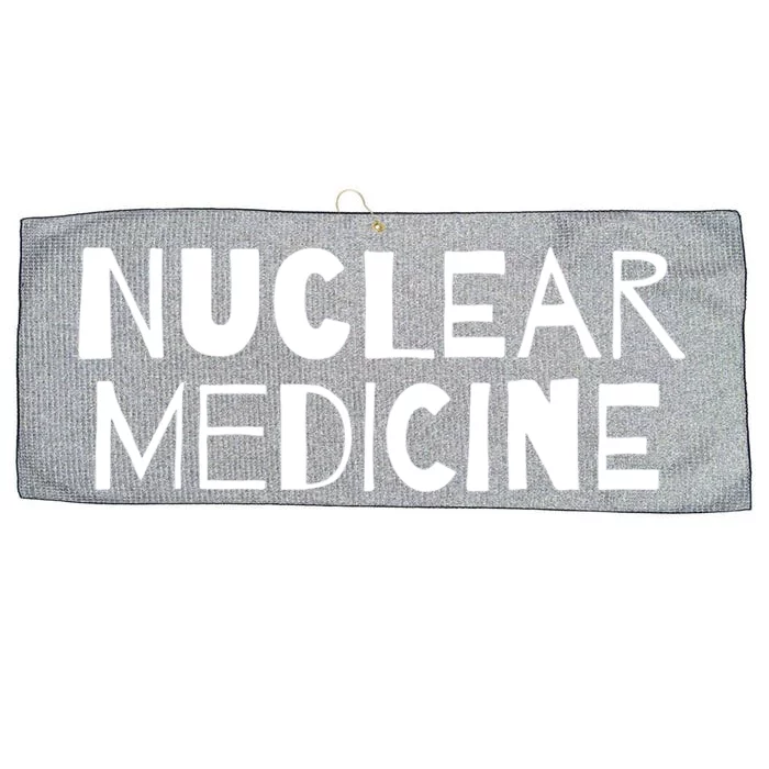 Nuclear Medicine Gift Large Microfiber Waffle Golf Towel