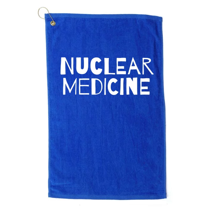 Nuclear Medicine Gift Platinum Collection Golf Towel