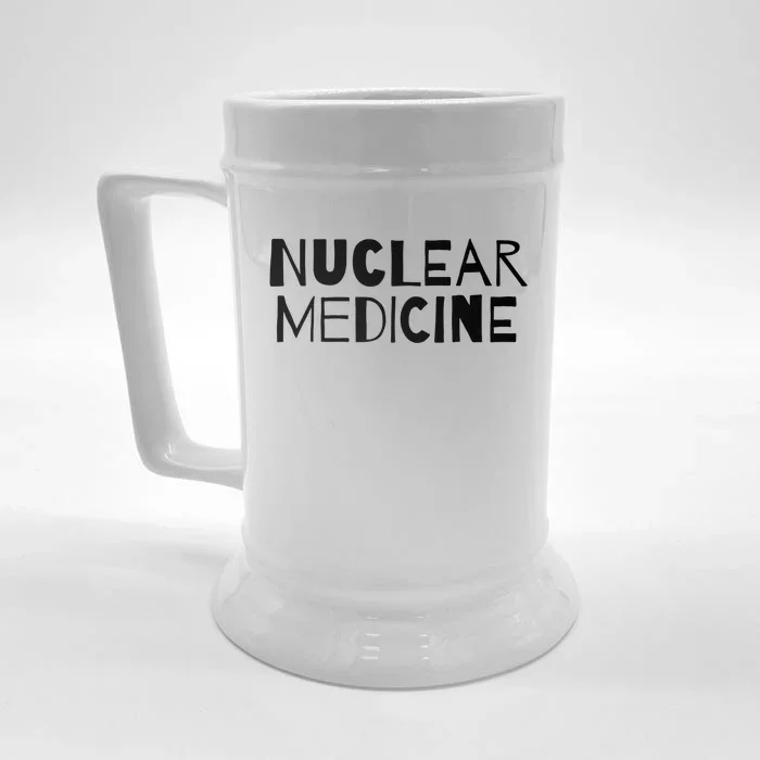 Nuclear Medicine Gift Front & Back Beer Stein