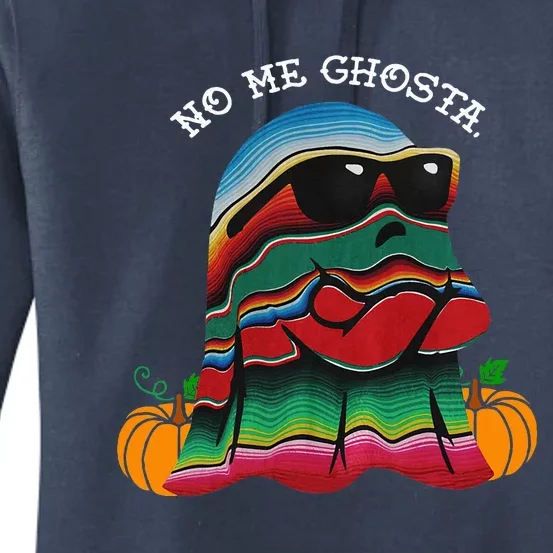 No Me Ghosta Funny Mexican Halloween Ghost Women's Pullover Hoodie