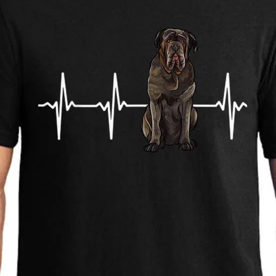 Neapolitan Mastiff Heartbeat Dog Lover Pajama Set