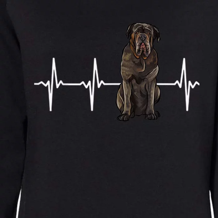 Neapolitan Mastiff Heartbeat Dog Lover Womens California Wash Sweatshirt