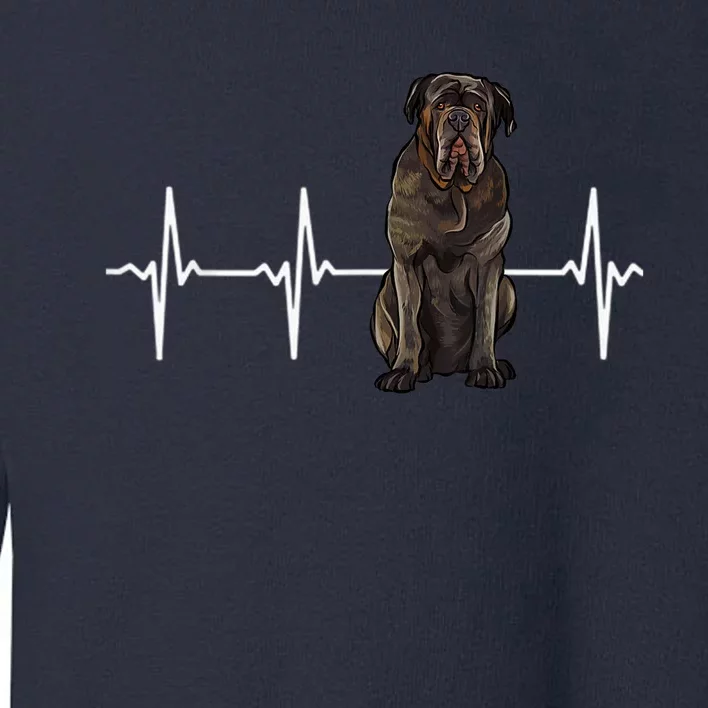 Neapolitan Mastiff Heartbeat Dog Lover Toddler Sweatshirt