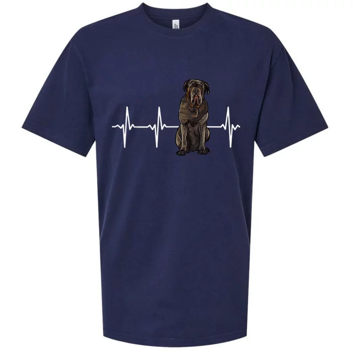 Neapolitan Mastiff Heartbeat Dog Lover Sueded Cloud Jersey T-Shirt