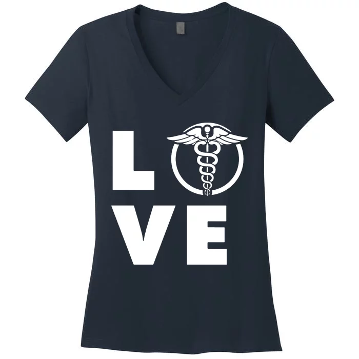 Nurse Medical Healthcare Medicine Hospital Doctor Health Medschool Nursing Women's V-Neck T-Shirt