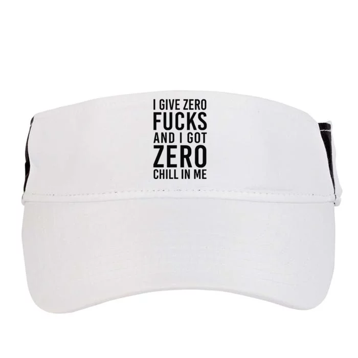 Nicki Minaj I Give Zero Fuck And I Got Zero Chill In Me Adult Drive Performance Visor