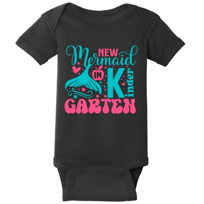 New Mermaid In Kindergarten Mermaid Back To School Girl Gift Baby Bodysuit