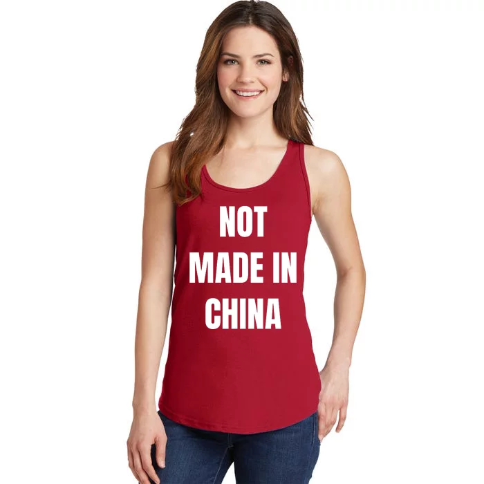 NOT MADE IN CHINA Ladies Essential Tank