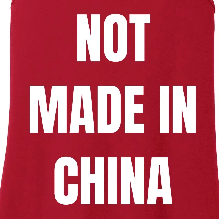 NOT MADE IN CHINA Ladies Essential Tank