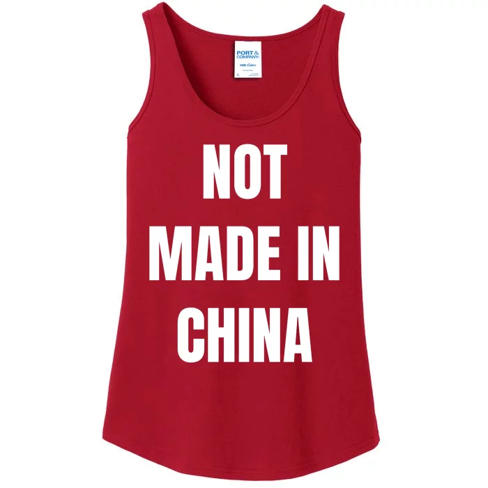 NOT MADE IN CHINA Ladies Essential Tank