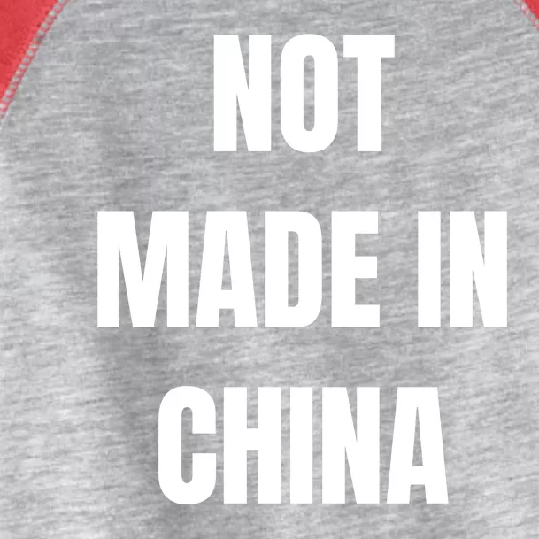 NOT MADE IN CHINA Toddler Fine Jersey T-Shirt