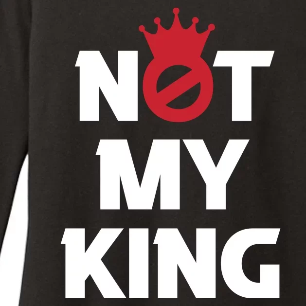 Not My King | King Charles Coronation Womens CVC Long Sleeve Shirt