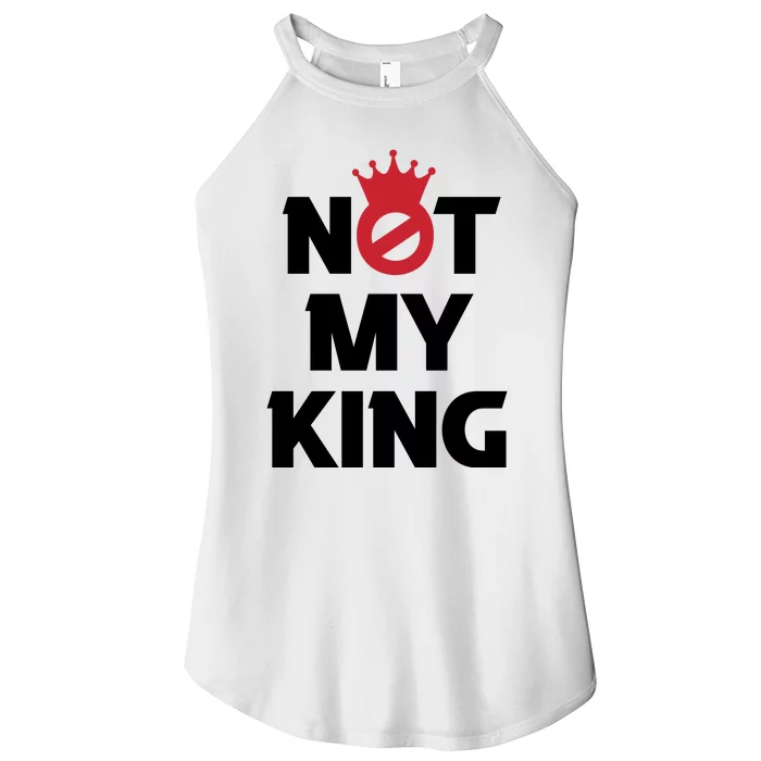 Not My King (Charles III) Women’s Perfect Tri Rocker Tank