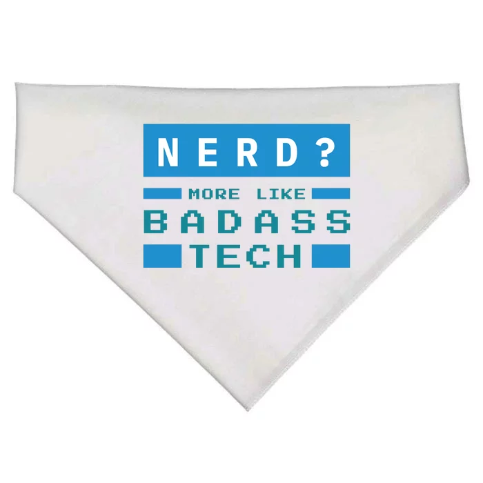 Nerd More Like Badass Tech USA-Made Doggie Bandana