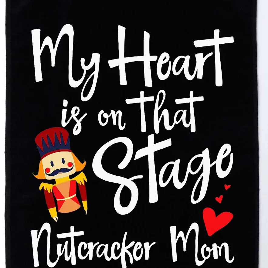 Nutcracker Mom Love Ballet Dance Mom Gift Platinum Collection Golf Towel