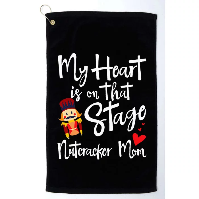 Nutcracker Mom Love Ballet Dance Mom Gift Platinum Collection Golf Towel