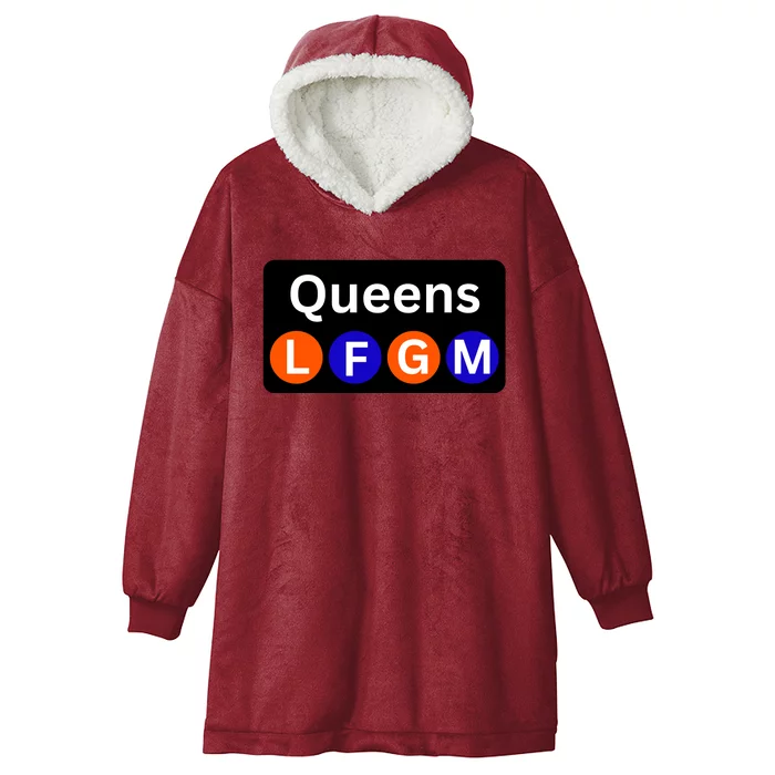 Ny Mets Lfgm Queens Hooded Wearable Blanket