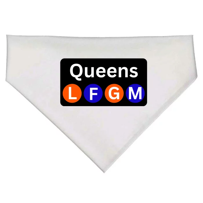 Ny Mets Lfgm Queens USA-Made Doggie Bandana