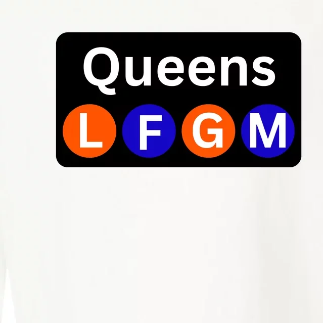 Ny Mets Lfgm Queens Cropped Pullover Crew