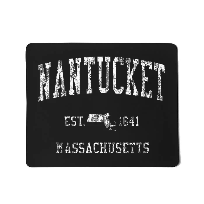 Nantucket Masachusetts Ma Vintage Sports Mousepad