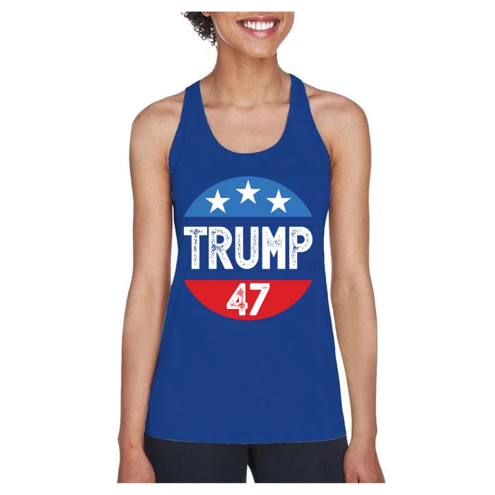 Nice Miss Me Yet Trump Trump For President 2024 Great Gift Women's Racerback Tank