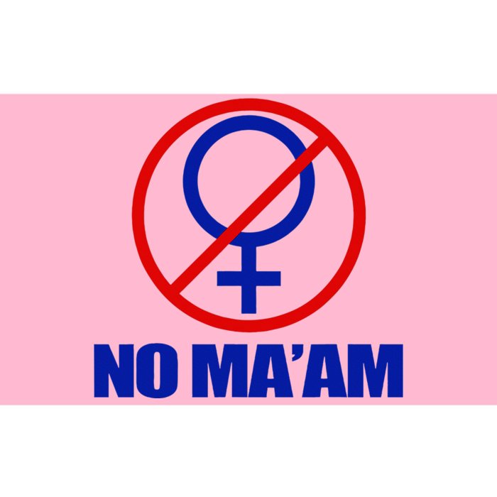 No Maam Married With Children No Maam Bumper Sticker