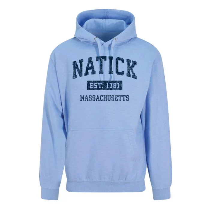 Natick Massachusetts Ma Vintage Sports Unisex Surf Hoodie