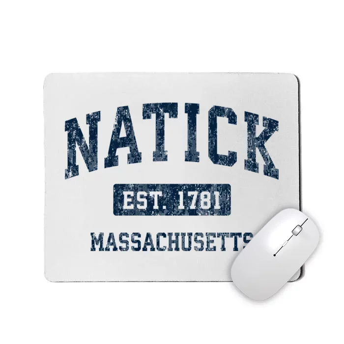 Natick Massachusetts Ma Vintage Sports Mousepad