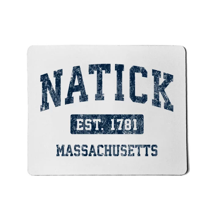 Natick Massachusetts Ma Vintage Sports Mousepad