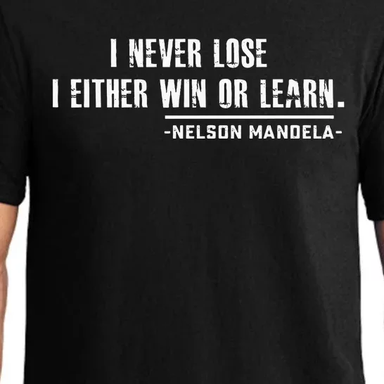 Nelson MandelaS Motivational Pajama Set