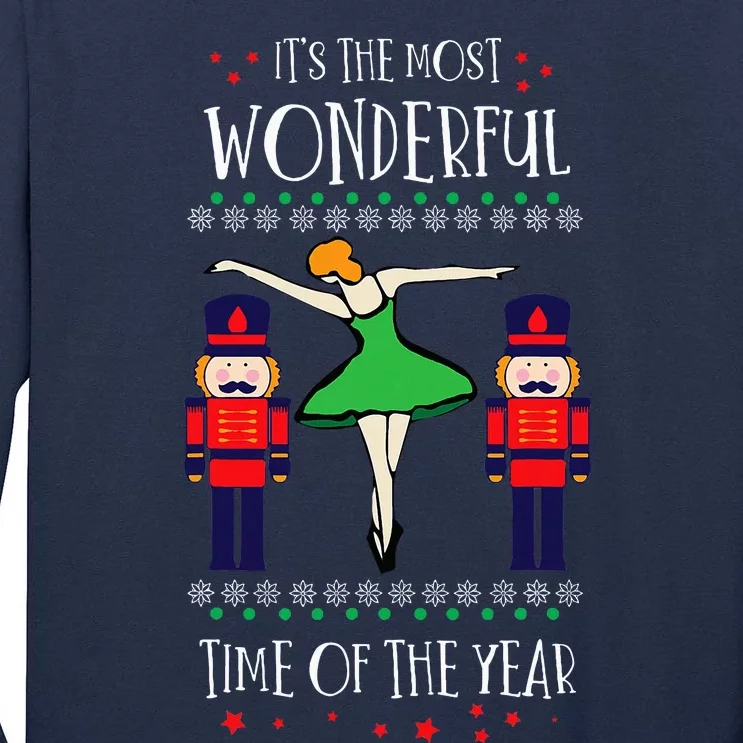 Nutcracker Mom Most Wonderful Tome Of The Year Ballet Xmas Tall Long Sleeve T-Shirt