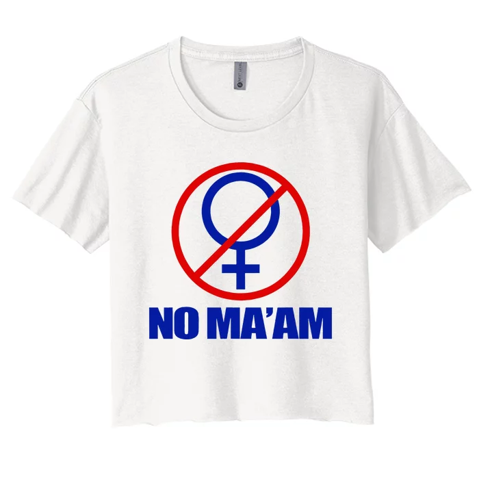 No MaAm Married With Children No MaAm Women's Crop Top Tee