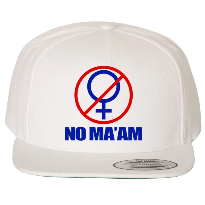 No MaAm Married With Children No MaAm Wool Snapback Cap